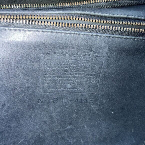 Coach 4115 Black Whitney Legacy Leather Crossbody Purse 1994 Bag - Picture 9 of 9